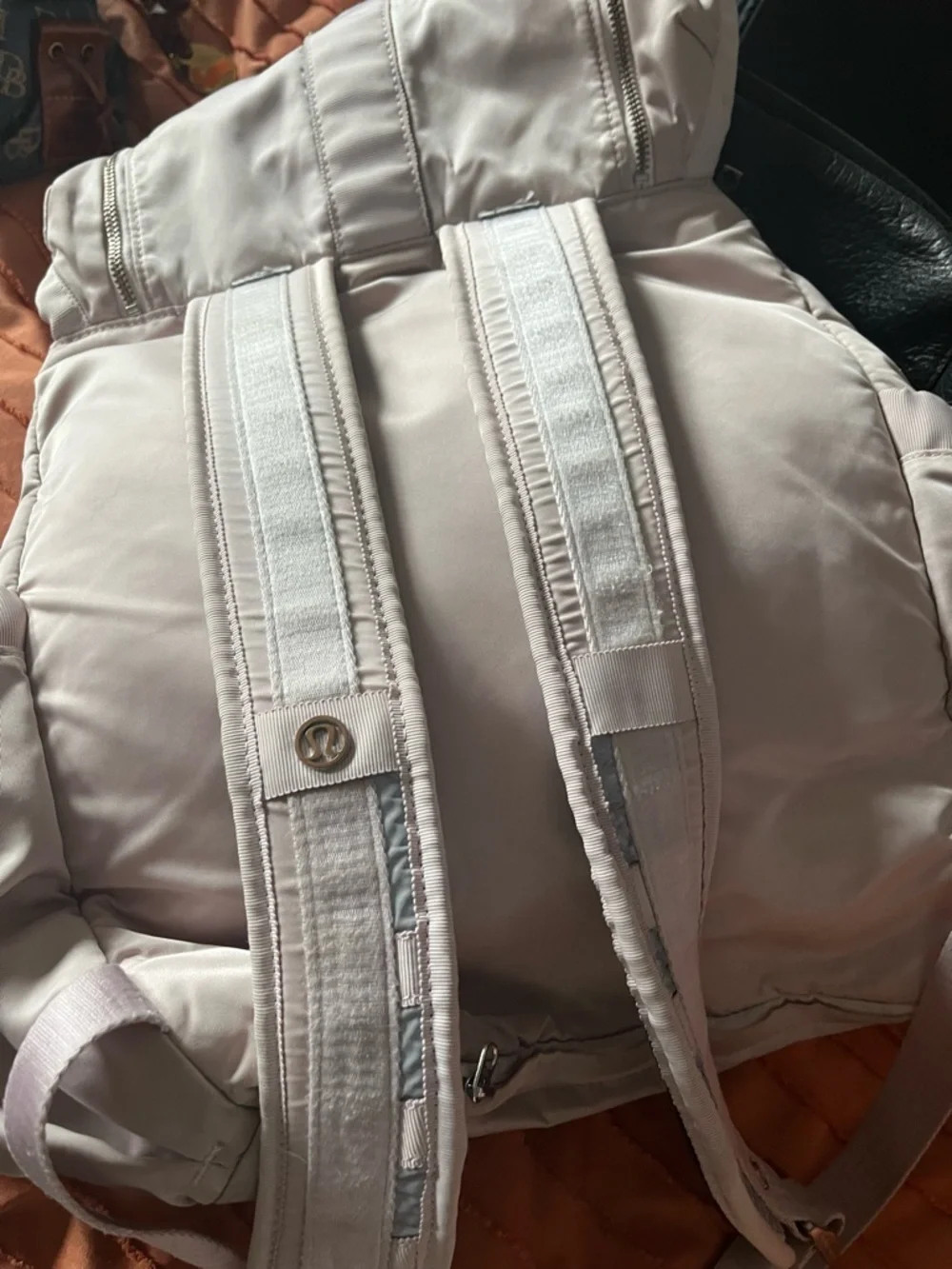 Light Grey Backpack - Modern Everyday Rucksack - Picture 2 of 4